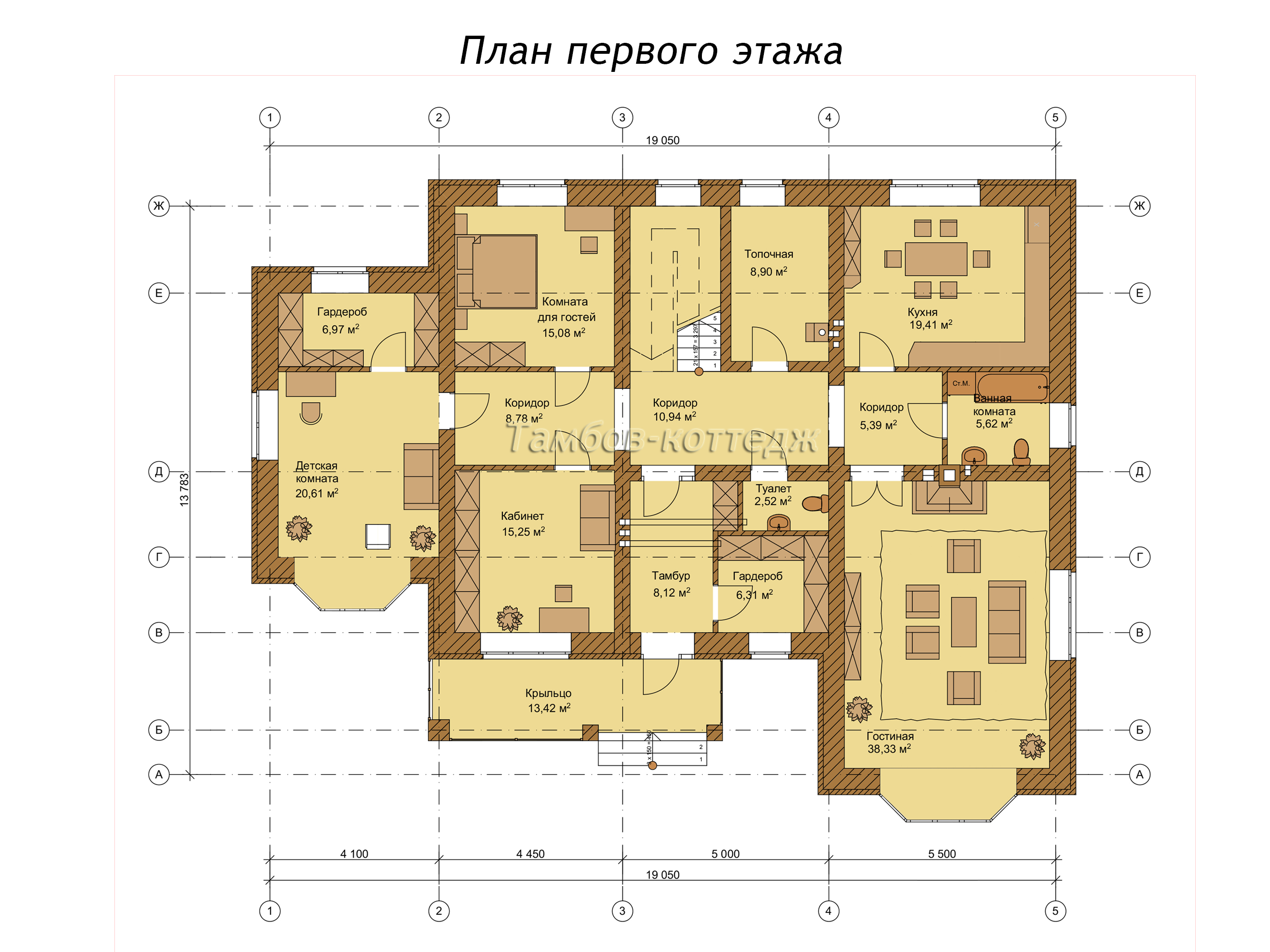 Проект дома площадью 311 м2, фото, описание - заказать в Тамбове